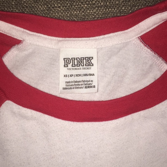 Pink baseball T-shirt. - Picture 3 of 3